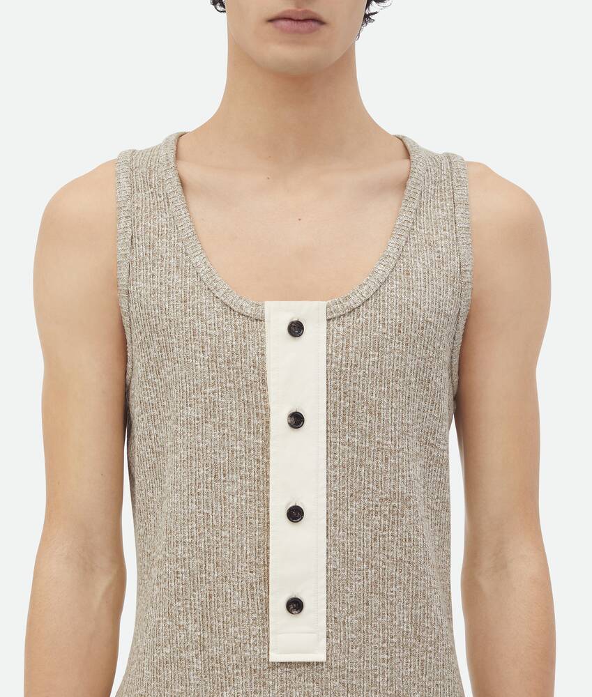 Display a large version of the product image 5 - Cotton Mouline Jersey Tank Top