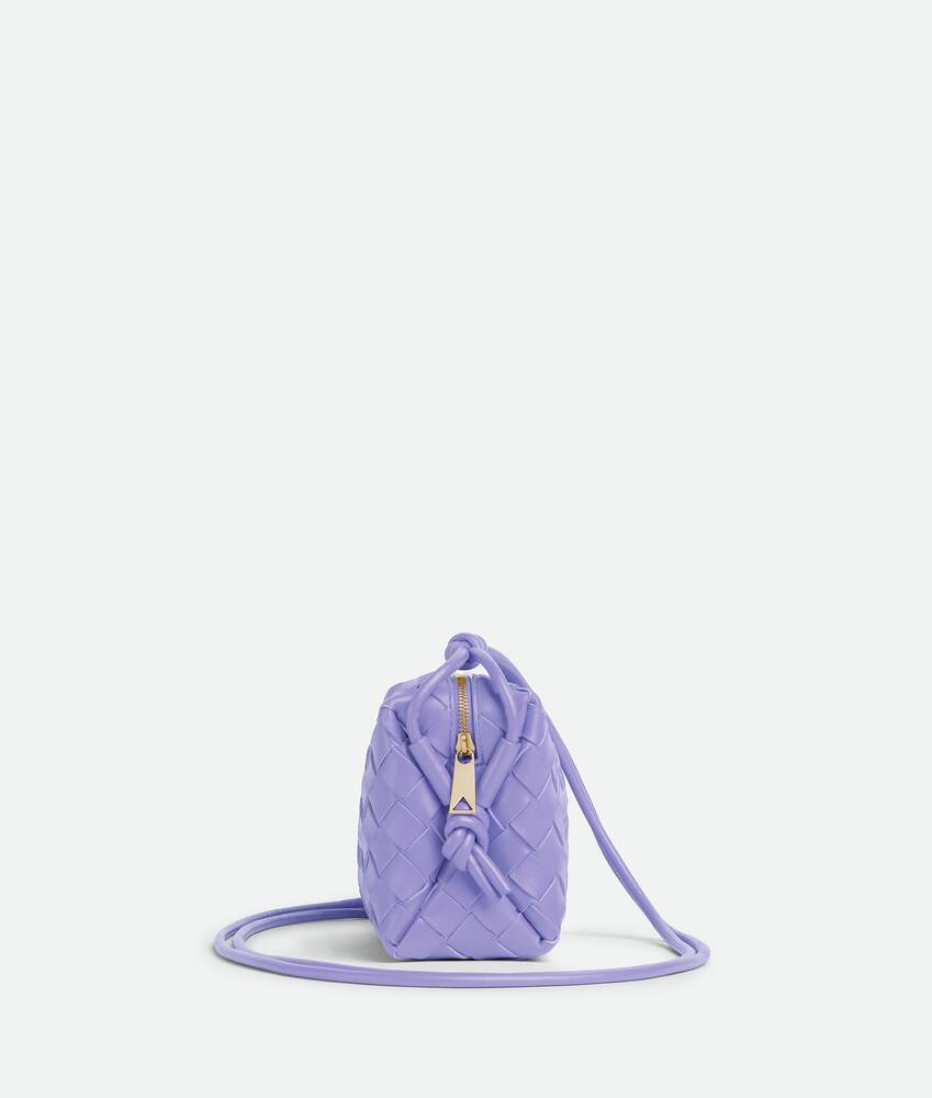BOTTEGA VENETA Crossbody Bags Women, Mini Loop Camera Bag Lilac