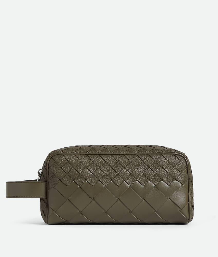 Intrecciato Travel Pouch in CYPRESS Bottega Veneta® DK