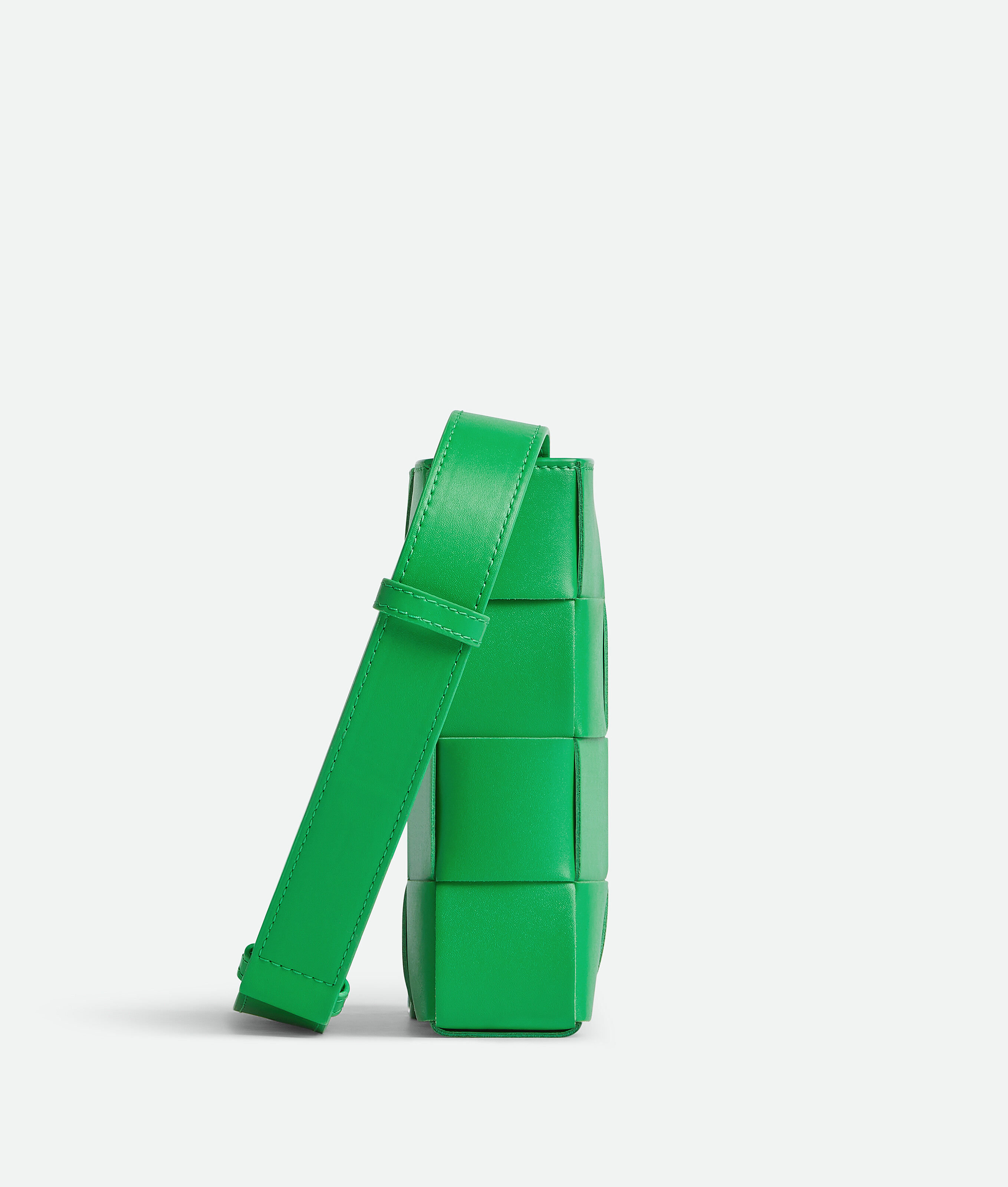 Shop Bottega Veneta Mini Cassette Cross-body Bag In Green