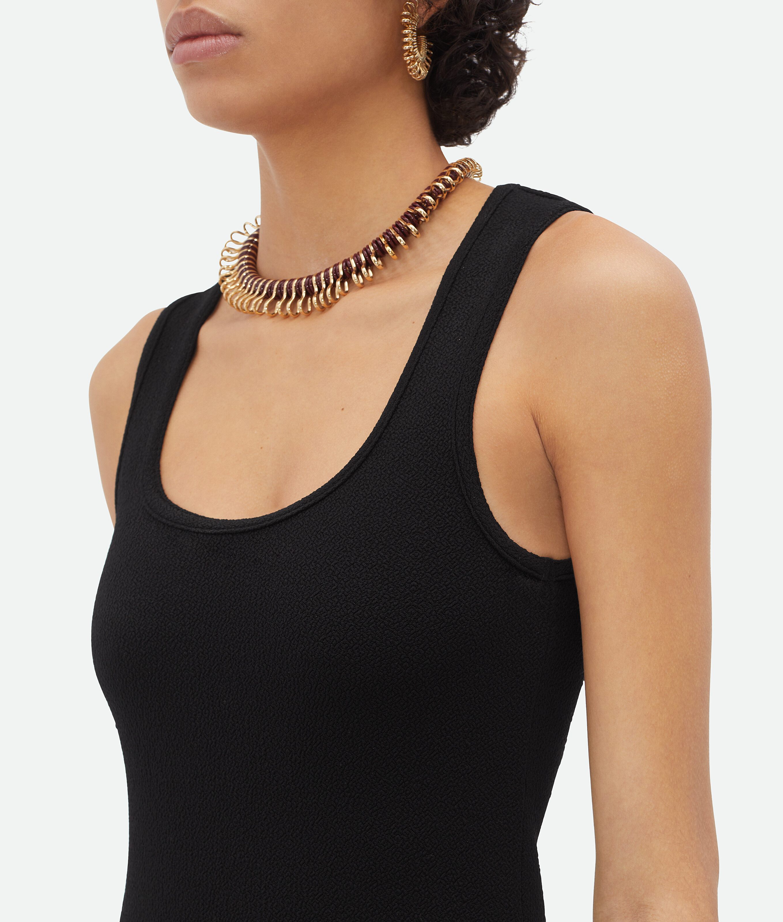 Bottega Veneta Bottega  Veneta Textured Nylon Body In Black