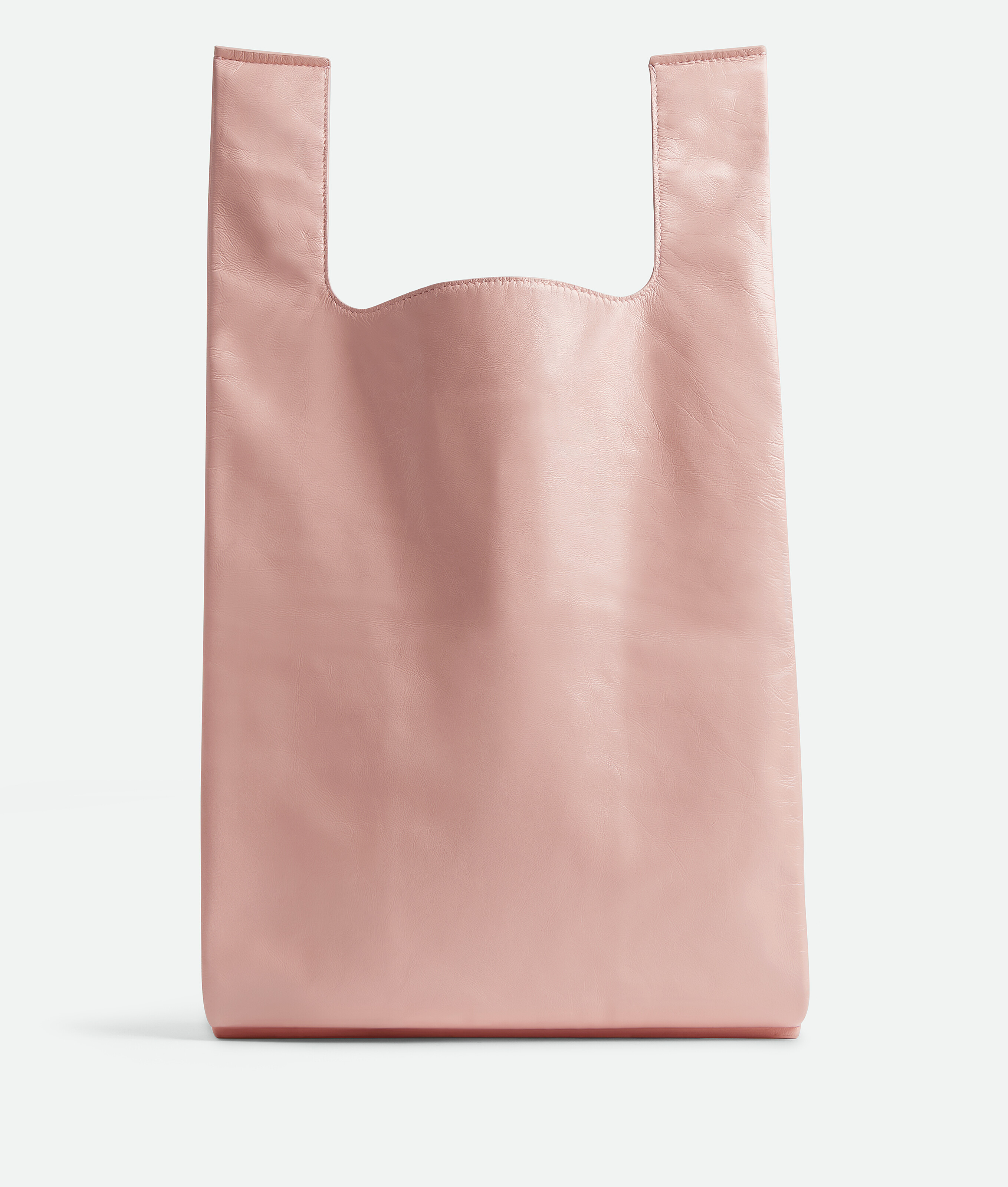 Bottega Veneta Tote Supermercato In Pink/cobalt/nail Polish