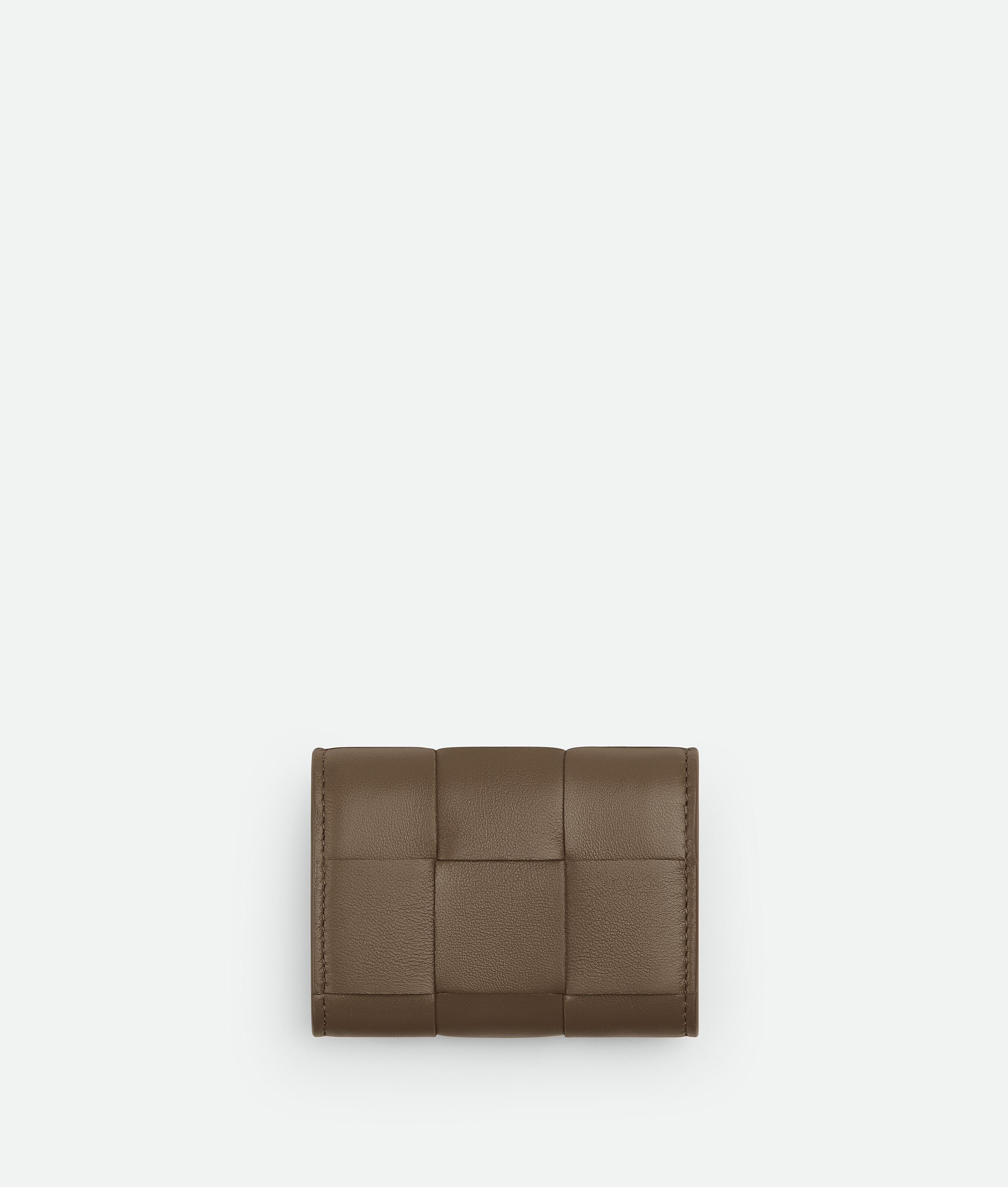 Shop Bottega Veneta Cassette Envelope Card Case In Brown