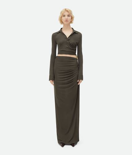 Display a large version of the product image 1 - Knot Light Jersey Long Dress