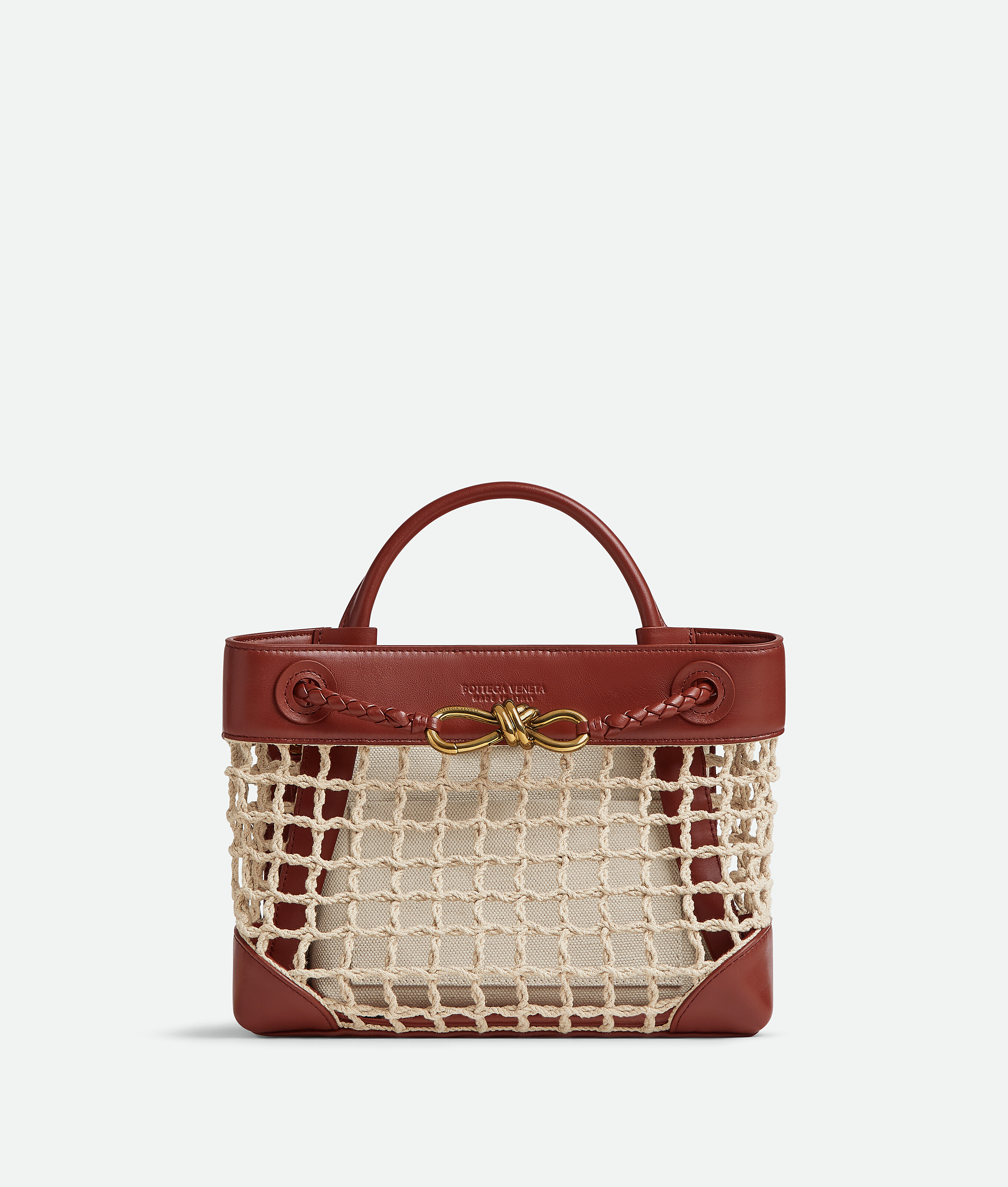Bottega Veneta Small Andiamo - Natural/sapele - Woman