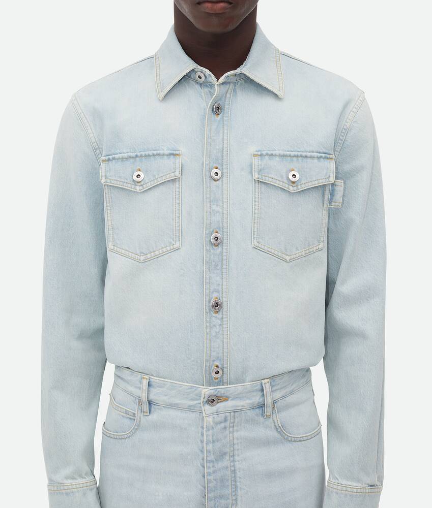 Display a large version of the product image 5 - Extra Bleached Denim Overshirt