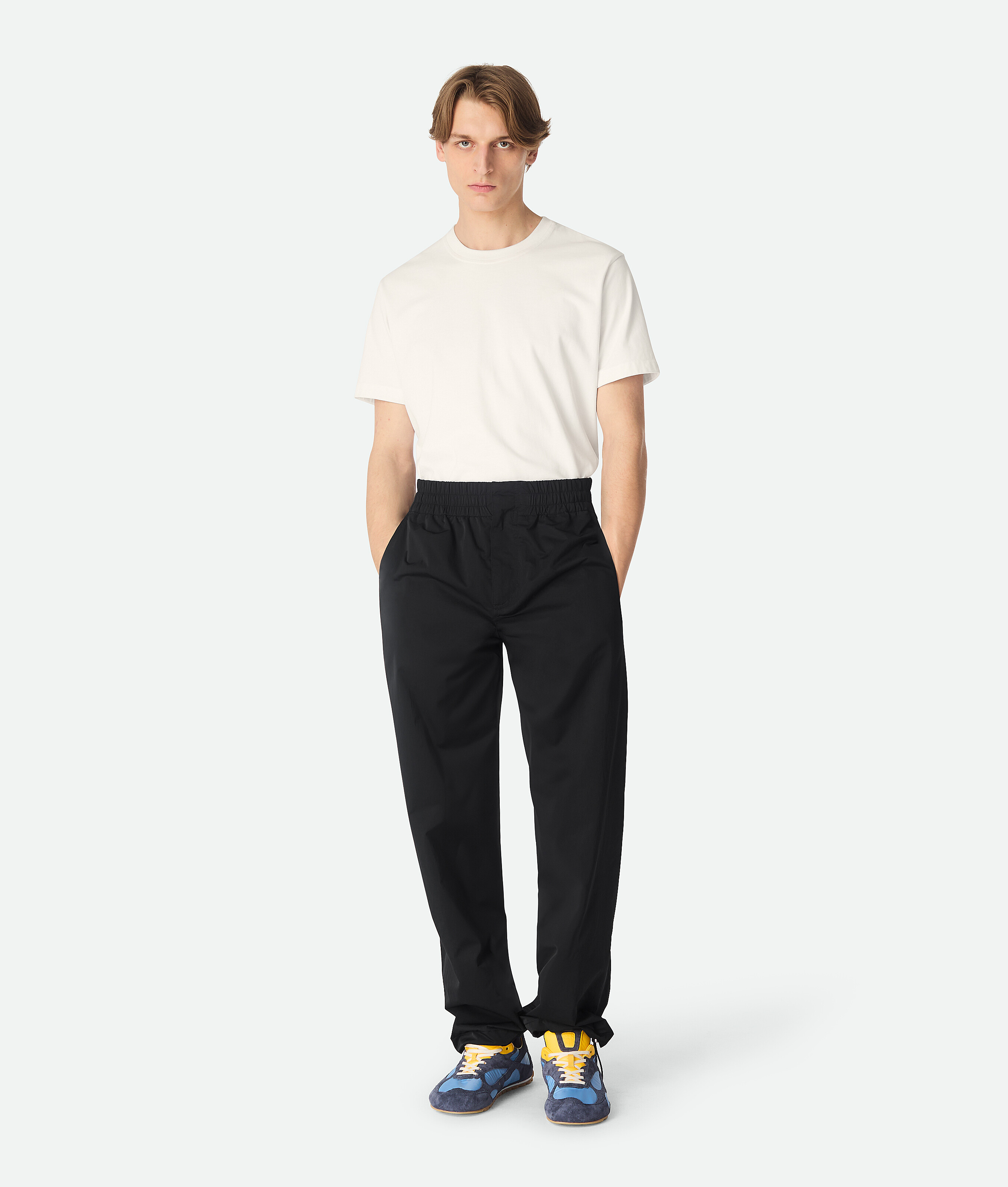 Bottega Veneta Tech Nylon Trousers - Black - Man - 48 - Polyamide