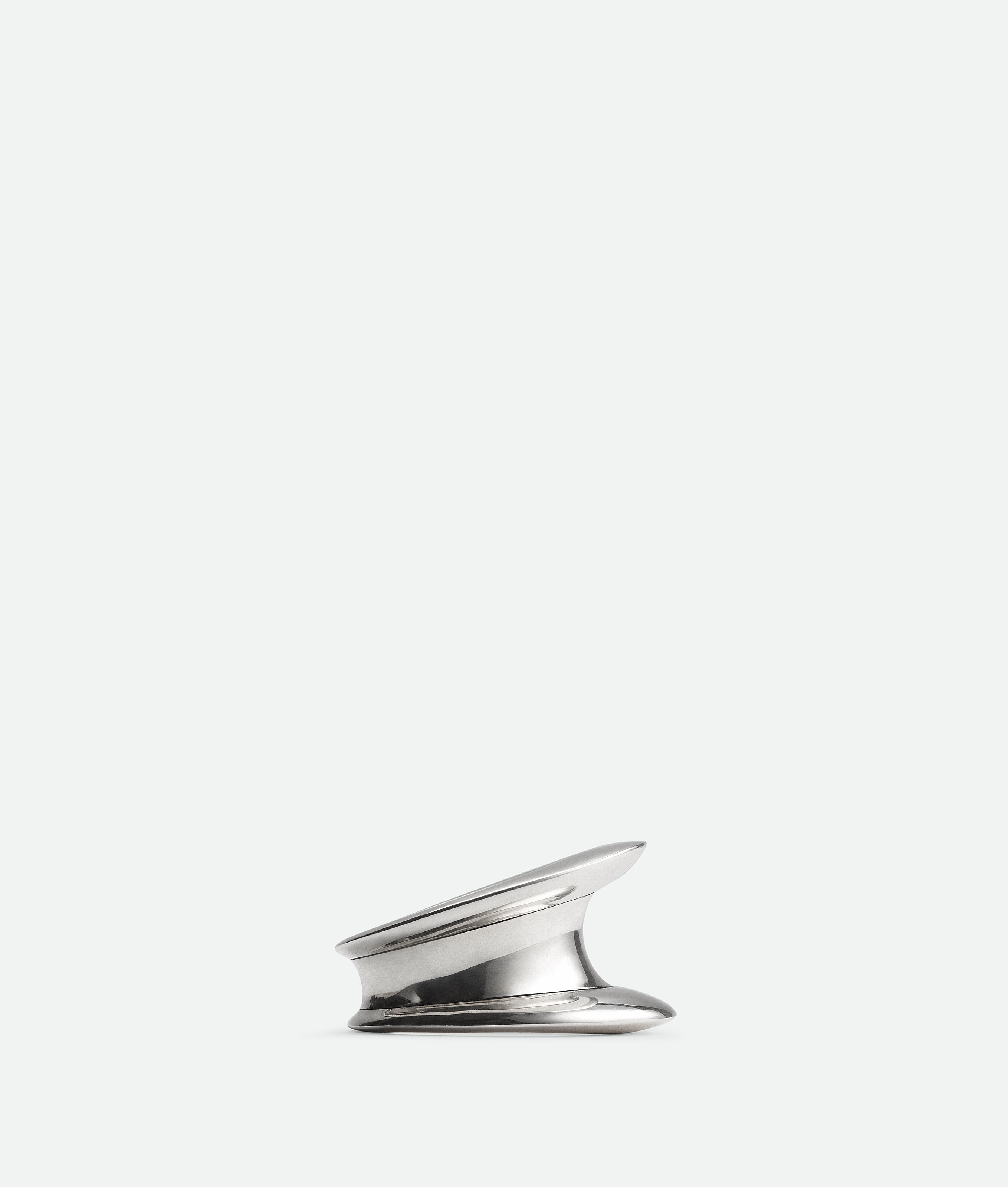 Shop Bottega Veneta H Beam Ring In Silver