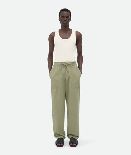 Light Cotton Twill Trousers