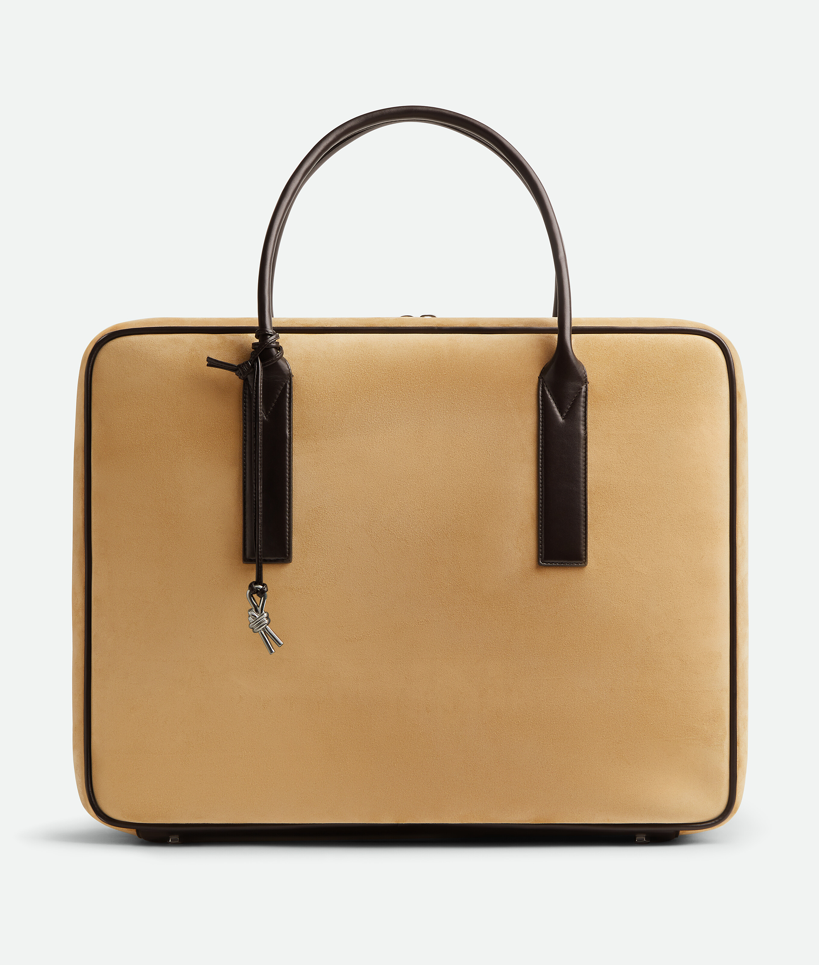 Bottega Veneta Large Getaway Weekender In Cane Sugar/fondant