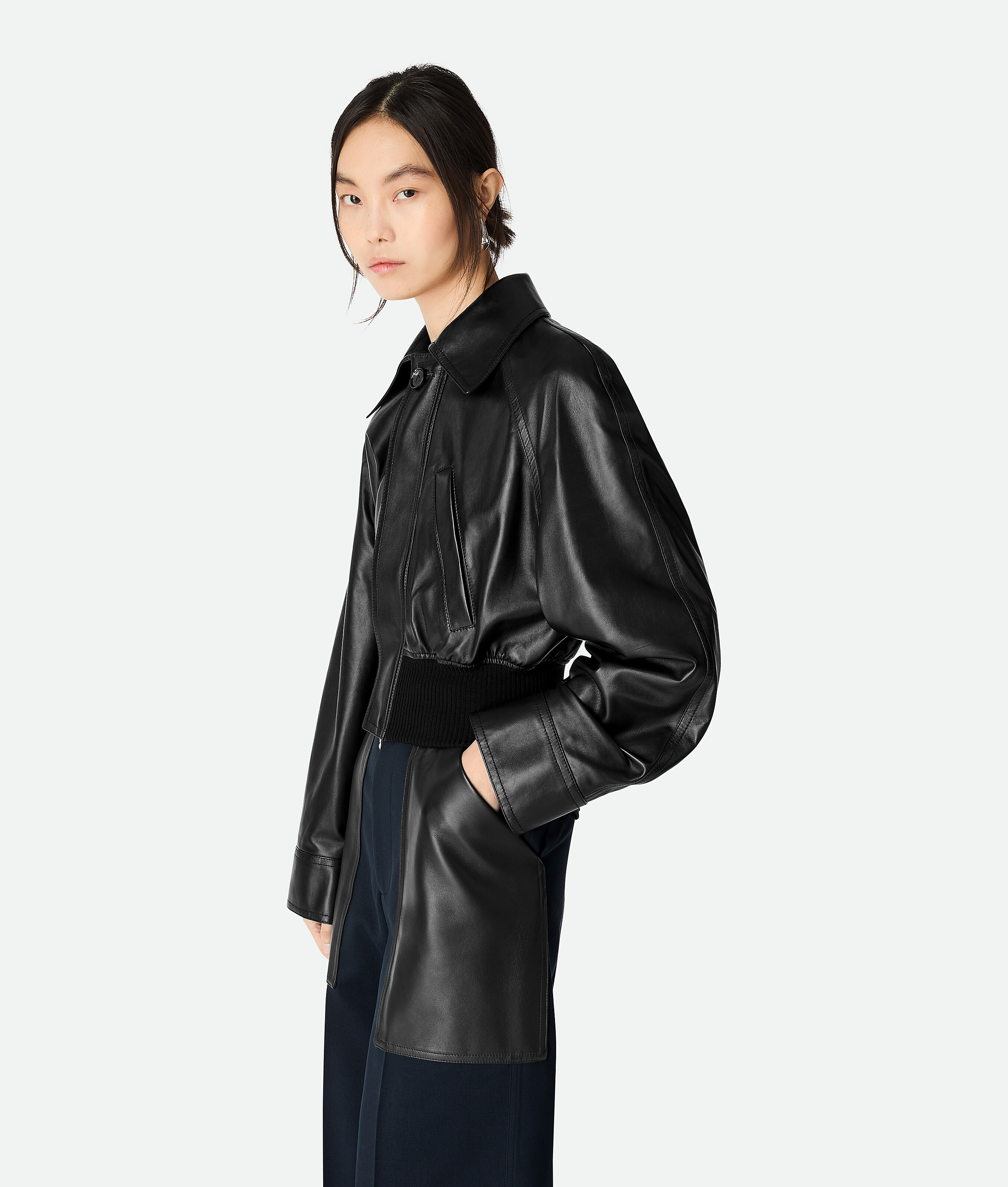 Bottega Veneta Blouson Aus Leichtem Leder