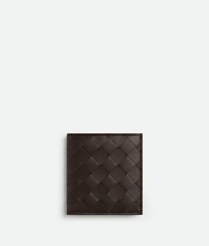Portafoglio Intrecciato bi-fold sottile