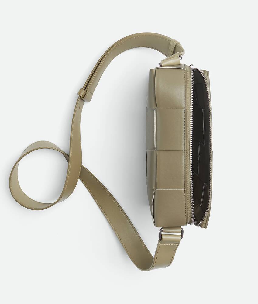 BOTTEGA VENETA Small Cassette Camera Bag Shoulder Bag Lambskin Camel TGIS