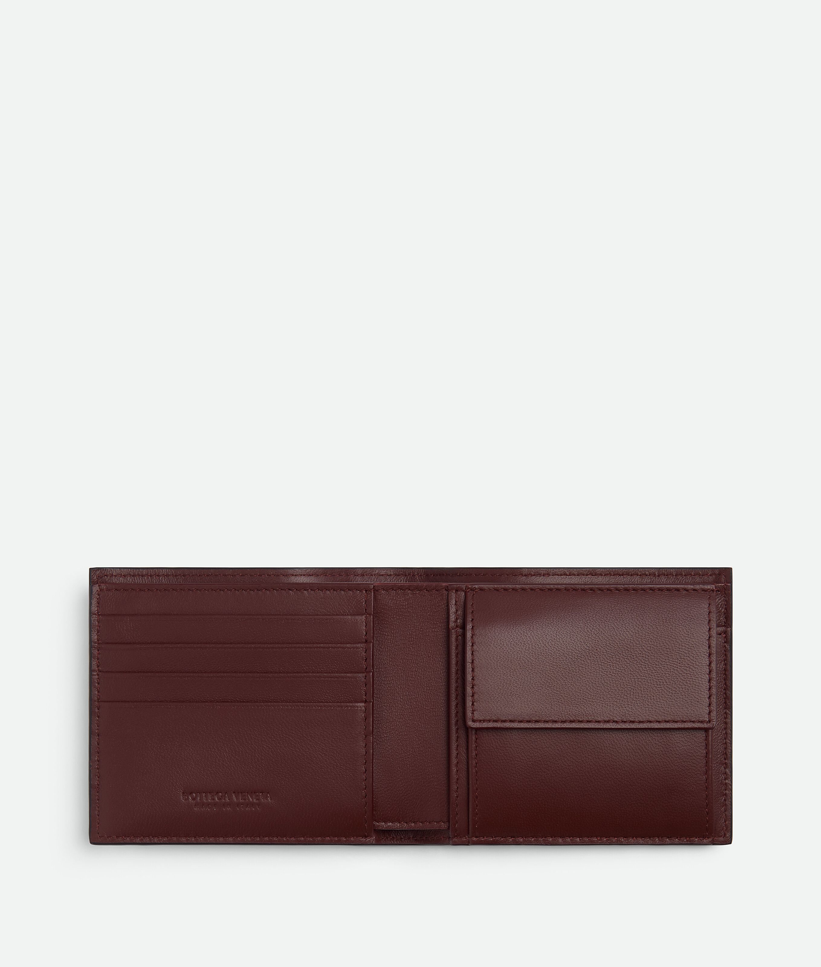 BOTTEGA VENETA PORTEFEUILLE BI-FOLD INTRECCIATO AVEC PORTE-MONNAIE