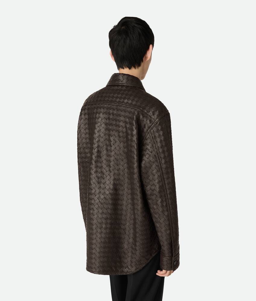 Display a large version of the product image 3 - Intrecciato Leather Shirt