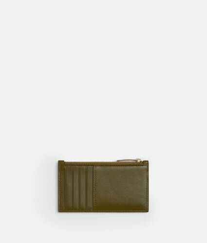 Intrecciato Slim Zipped Card Case