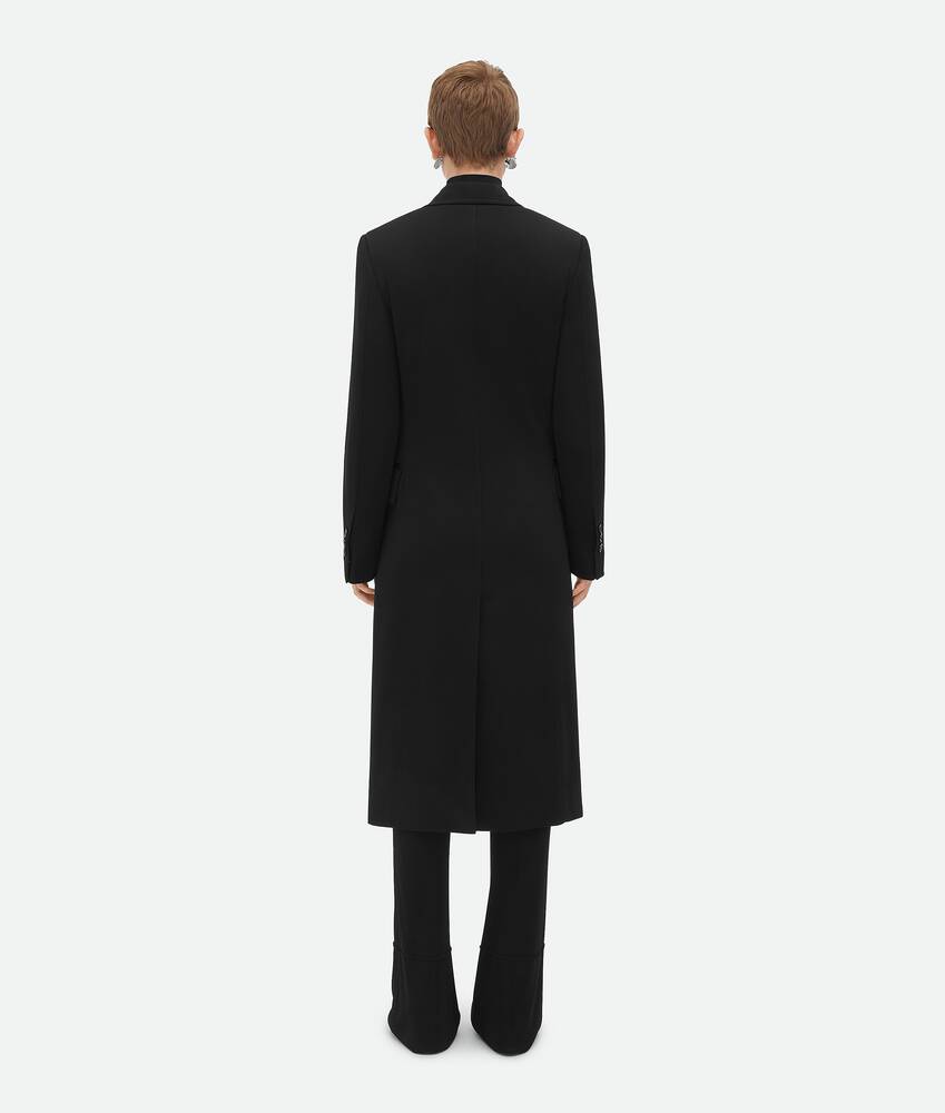 Display a large version of the product image 3 - Matt Fluid Viscose Jersey Coat