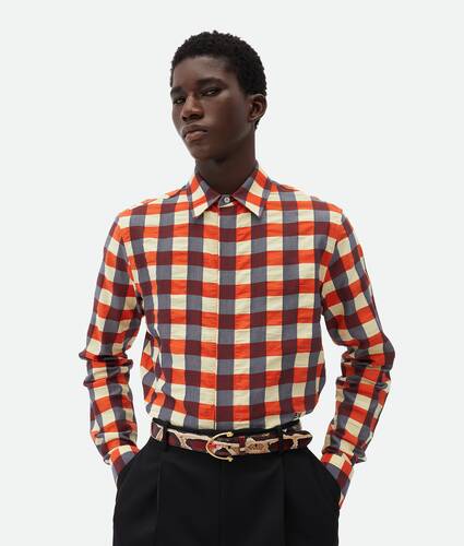 Display a large version of the product image 1 - Gingham Cotton Shirt 