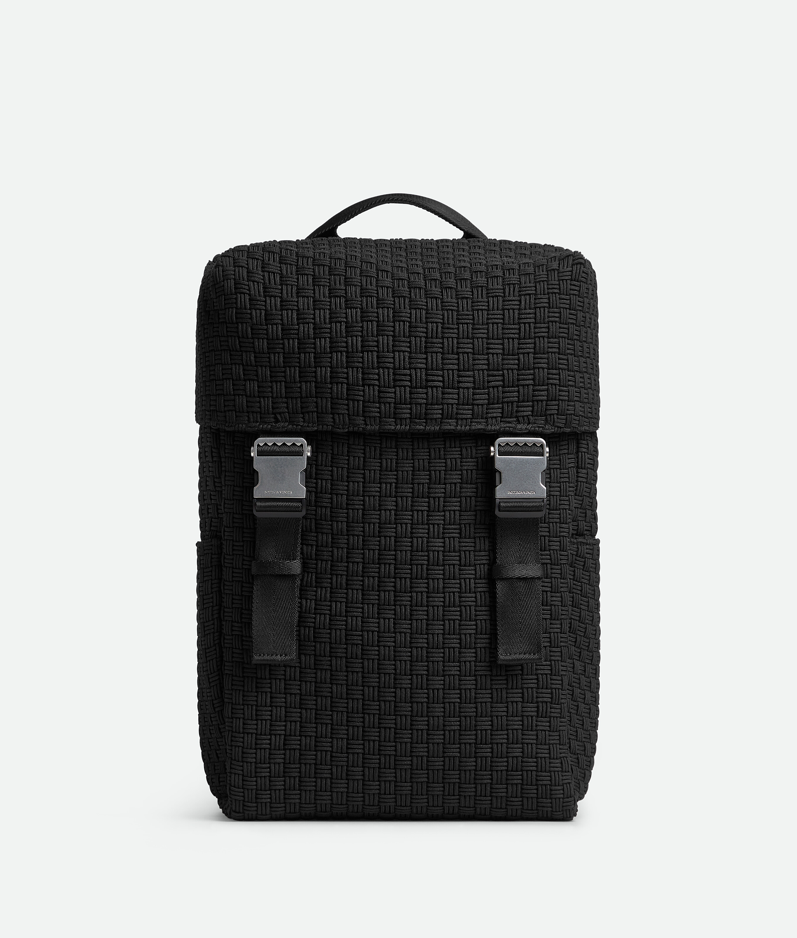 Bottega Veneta Voyager Backpack In Black