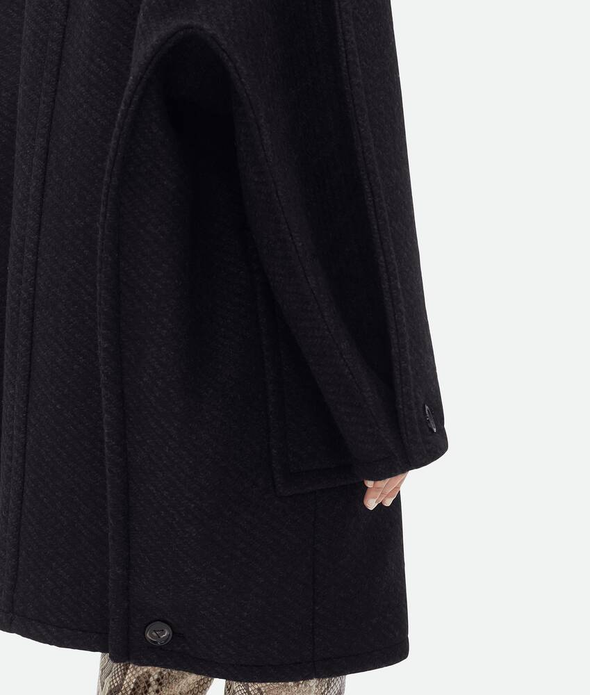 Display a large version of the product image 4 - Wool Twill Oversized Coat