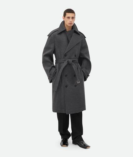 Double Face Wool Trench Coat