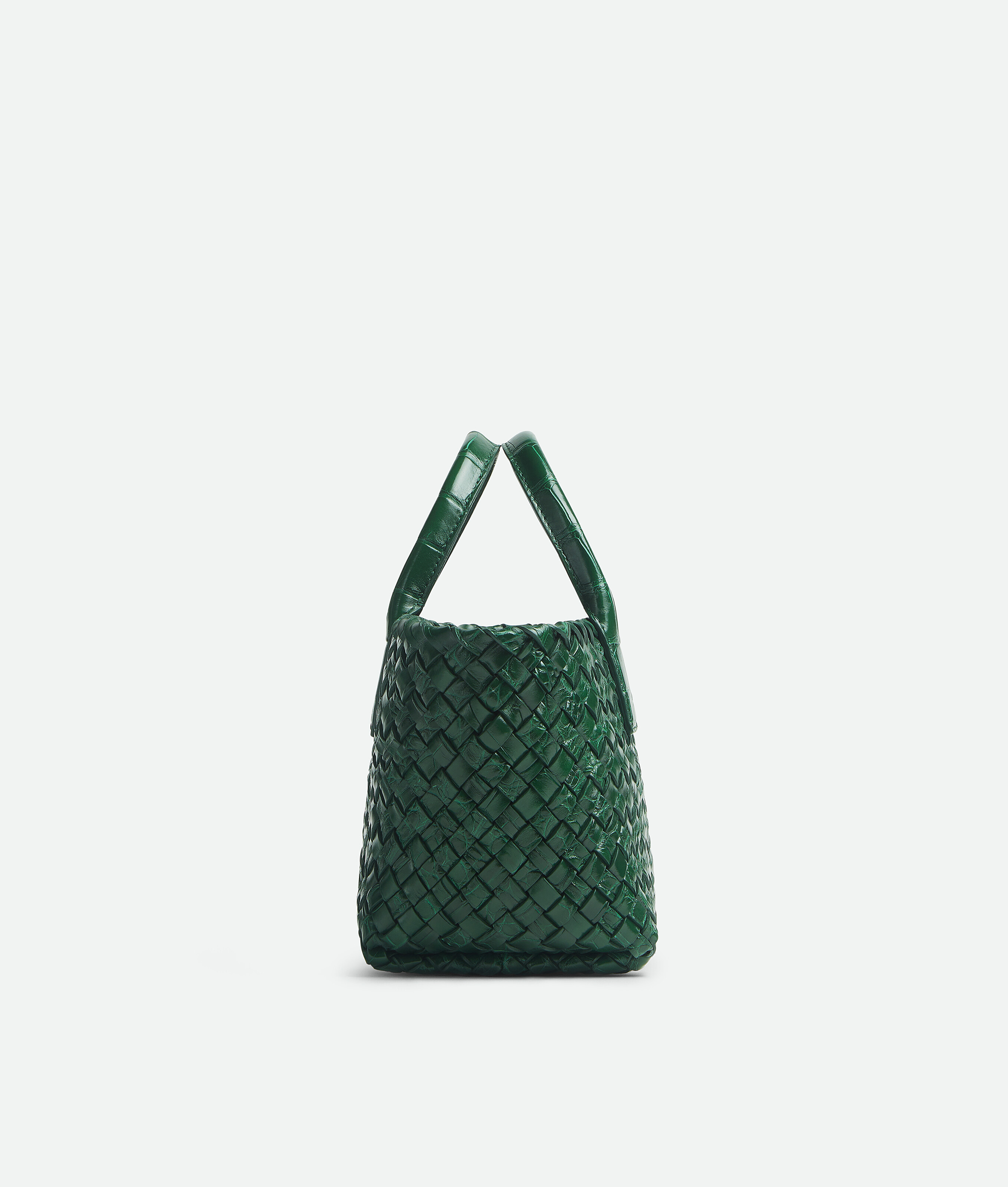 Women's Mini Cabat in Emerald green Bottega Veneta Australia EN - Image 2