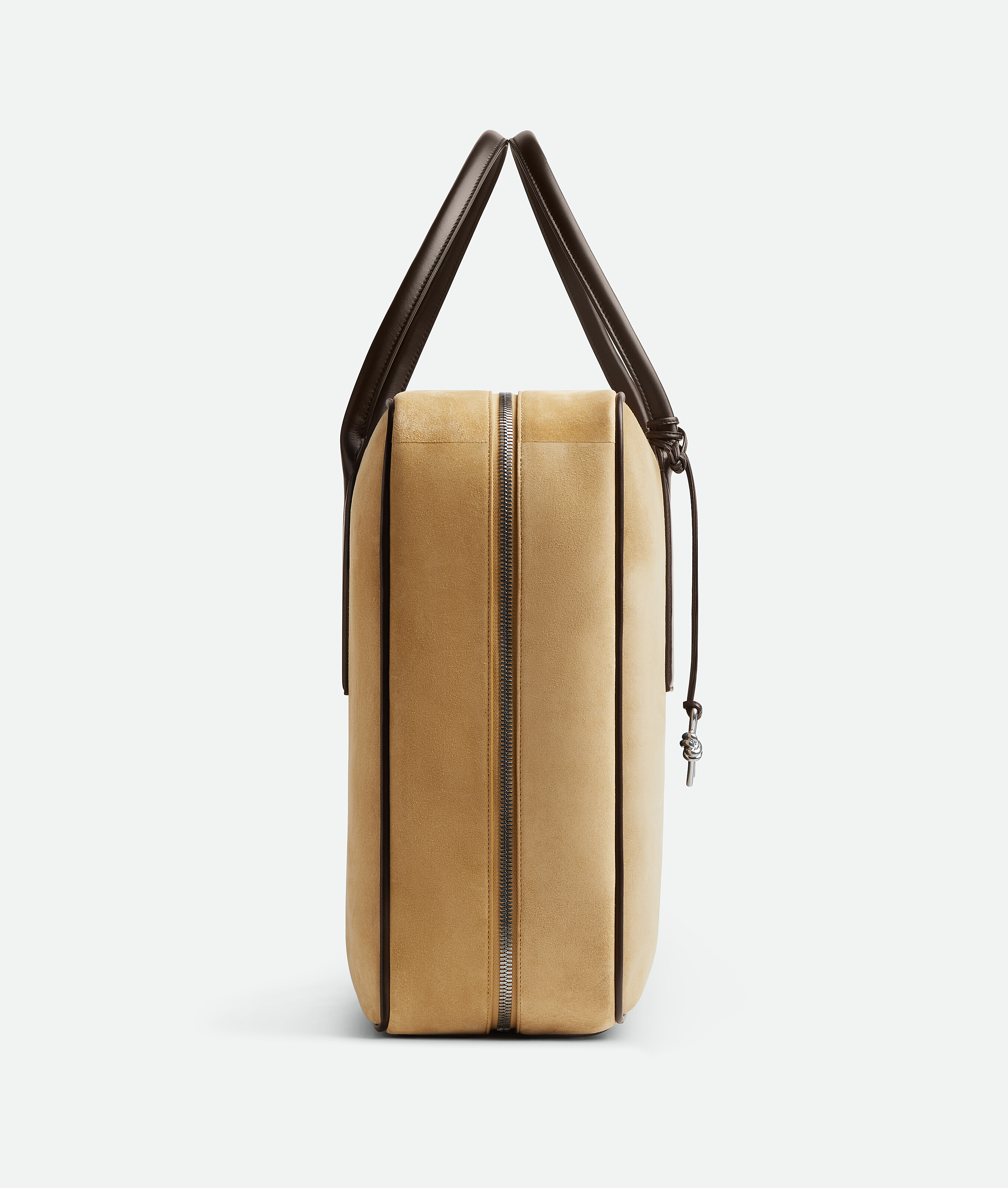 Bottega Veneta Large Getaway Weekender In Cane Sugar/fondant