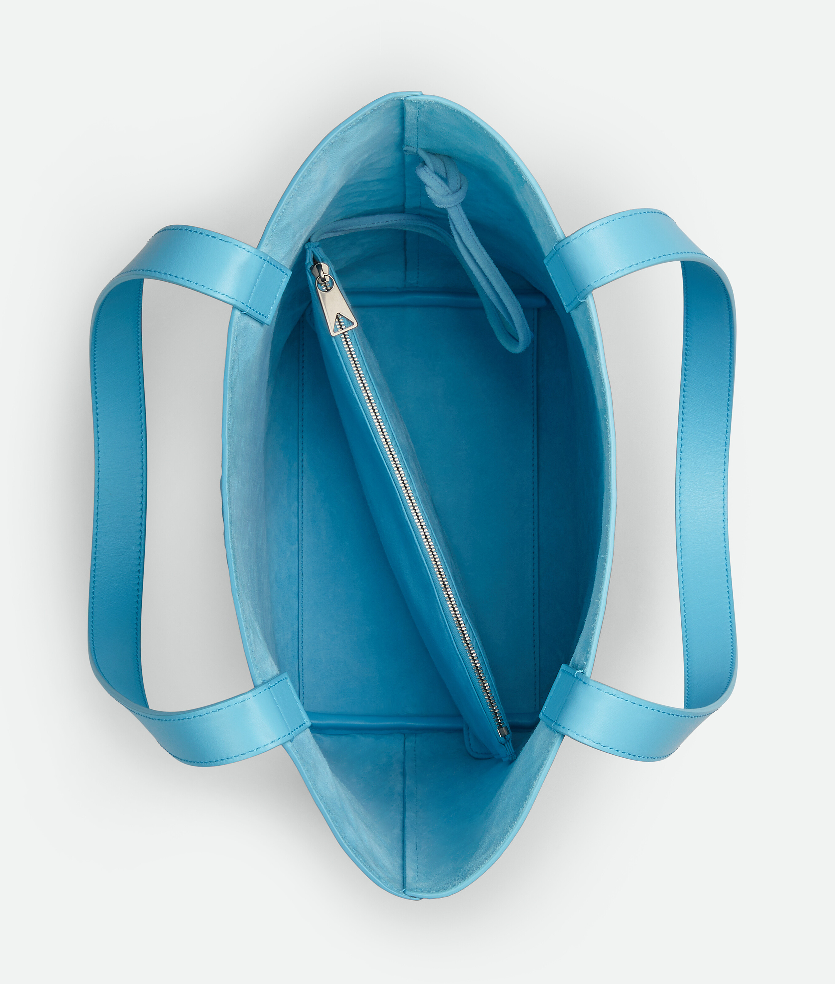 Shop Bottega Veneta Small Intrecciato Tote Bag In Blue