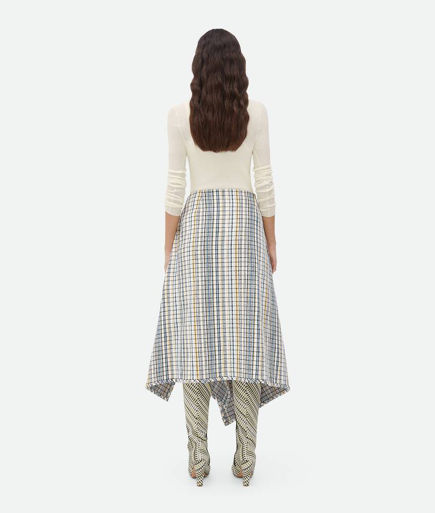 Display a large version of the product image 3 - Cotton Check Wrapped Skirt