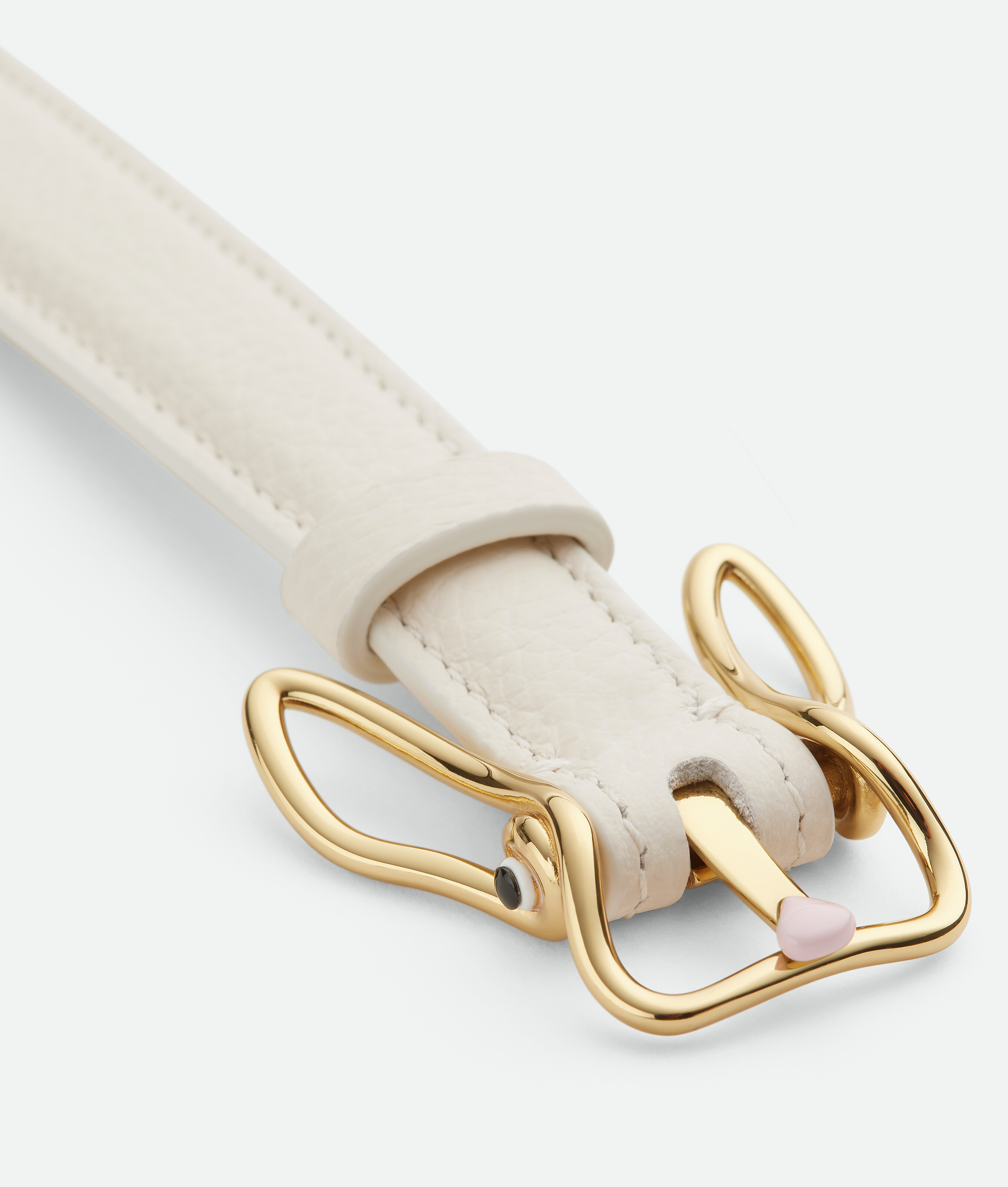 Bottega Veneta Bunny Bracelet - White/string - Woman - XL