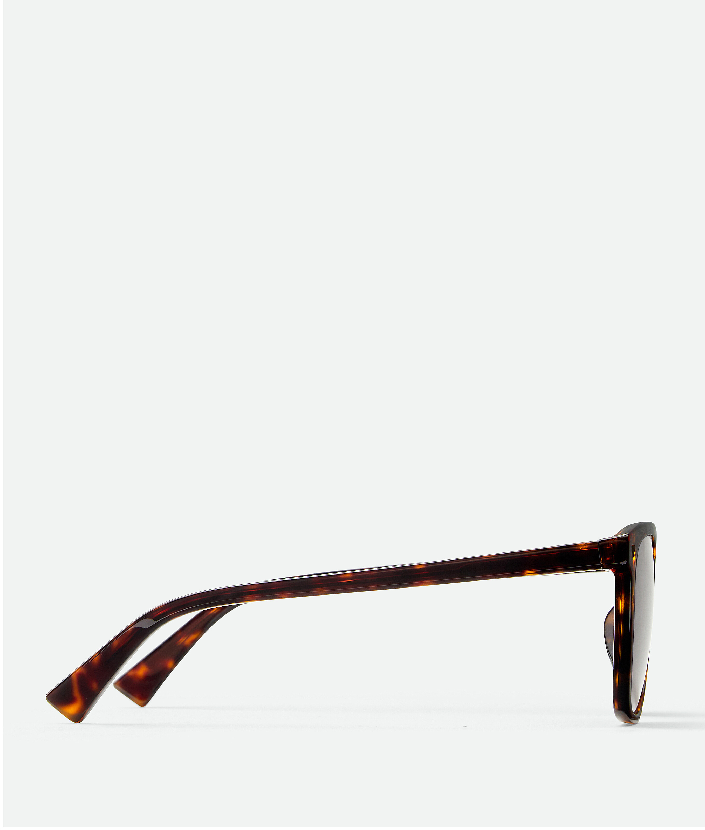 Bottega Veneta Soft Recycled Acetate Square Sunglasses In Brown