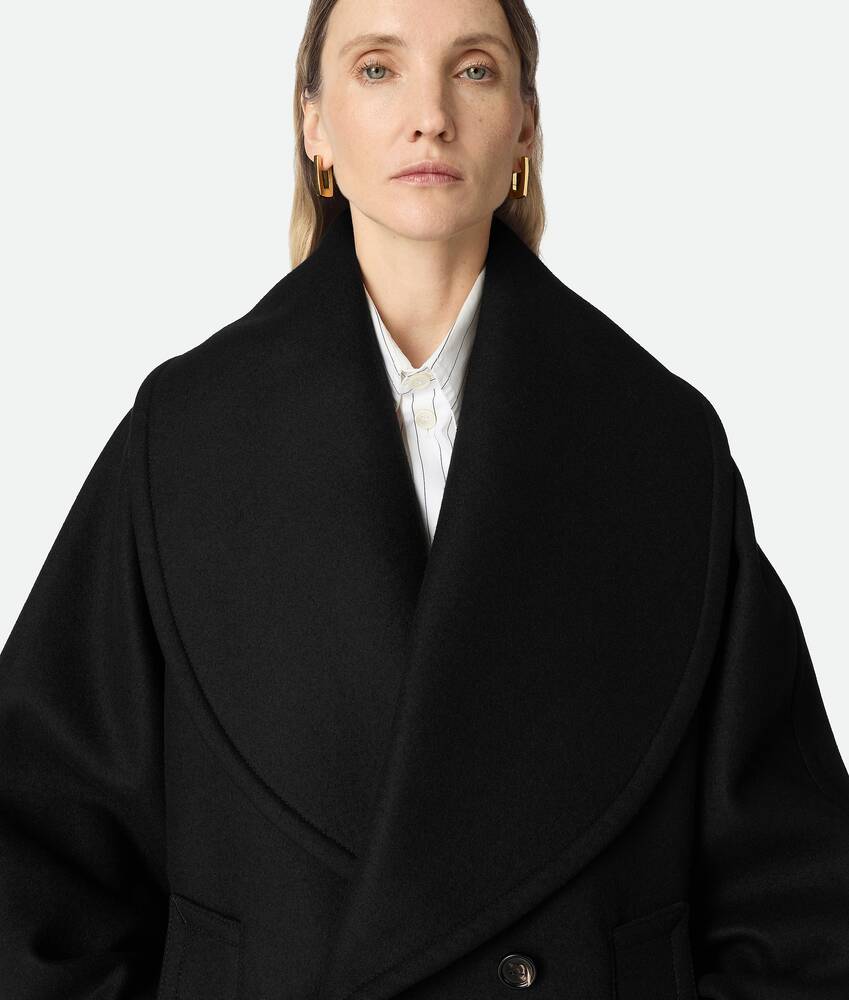 Display a large version of the product image 4 - Stretch Wool Long Coat