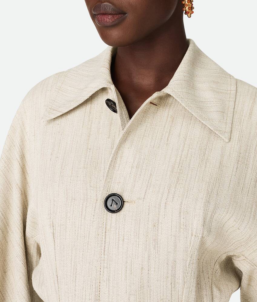 Display a large version of the product image 4 - Viscose Silk Coat