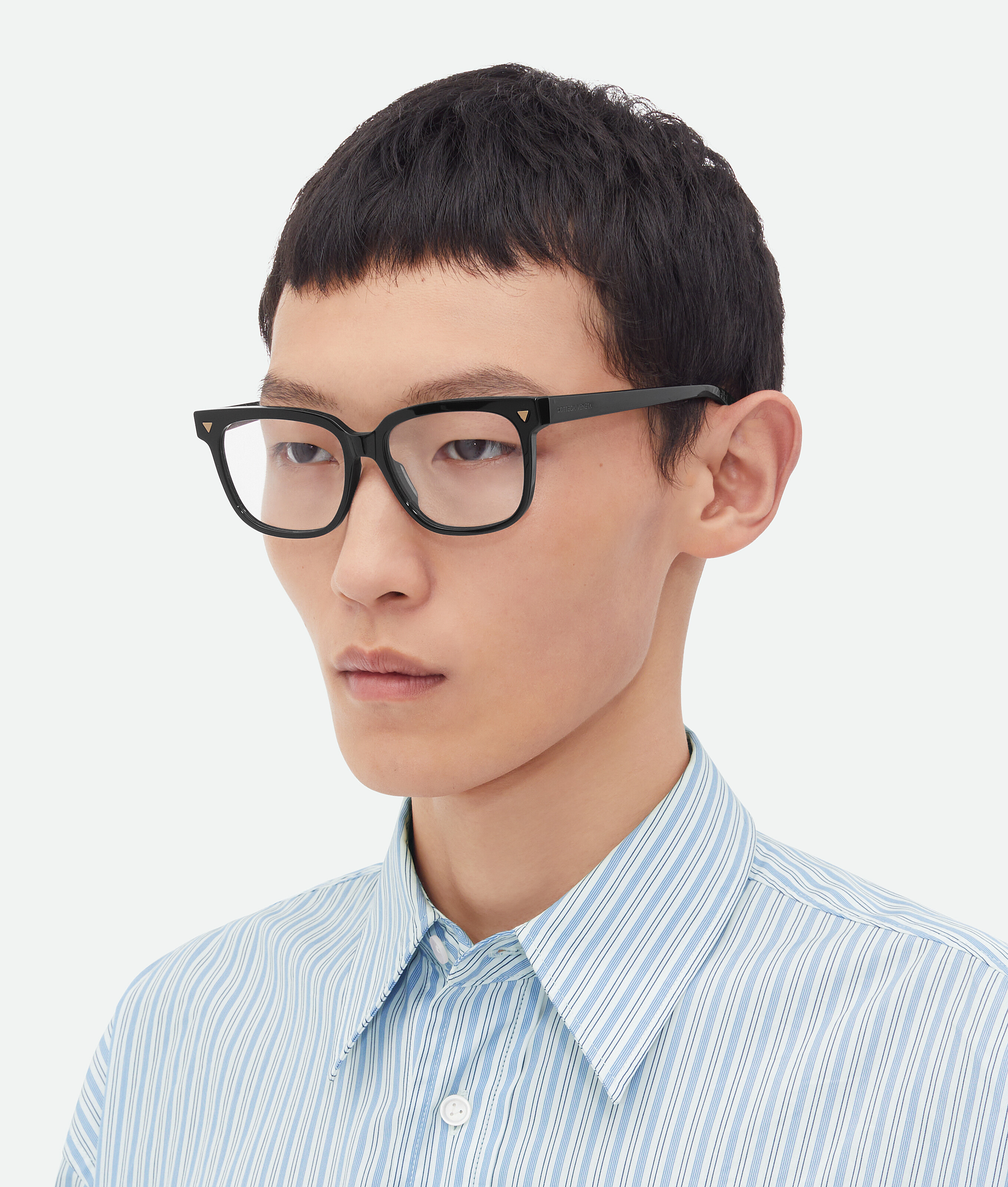 ソフト リサイクルアセテート スクエア アイウェア のために ウィメンズ で ブラック/トランスパレント Bottega Veneta 日本 JA - Image 2