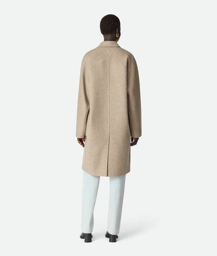 Manteau en laine et cachemire