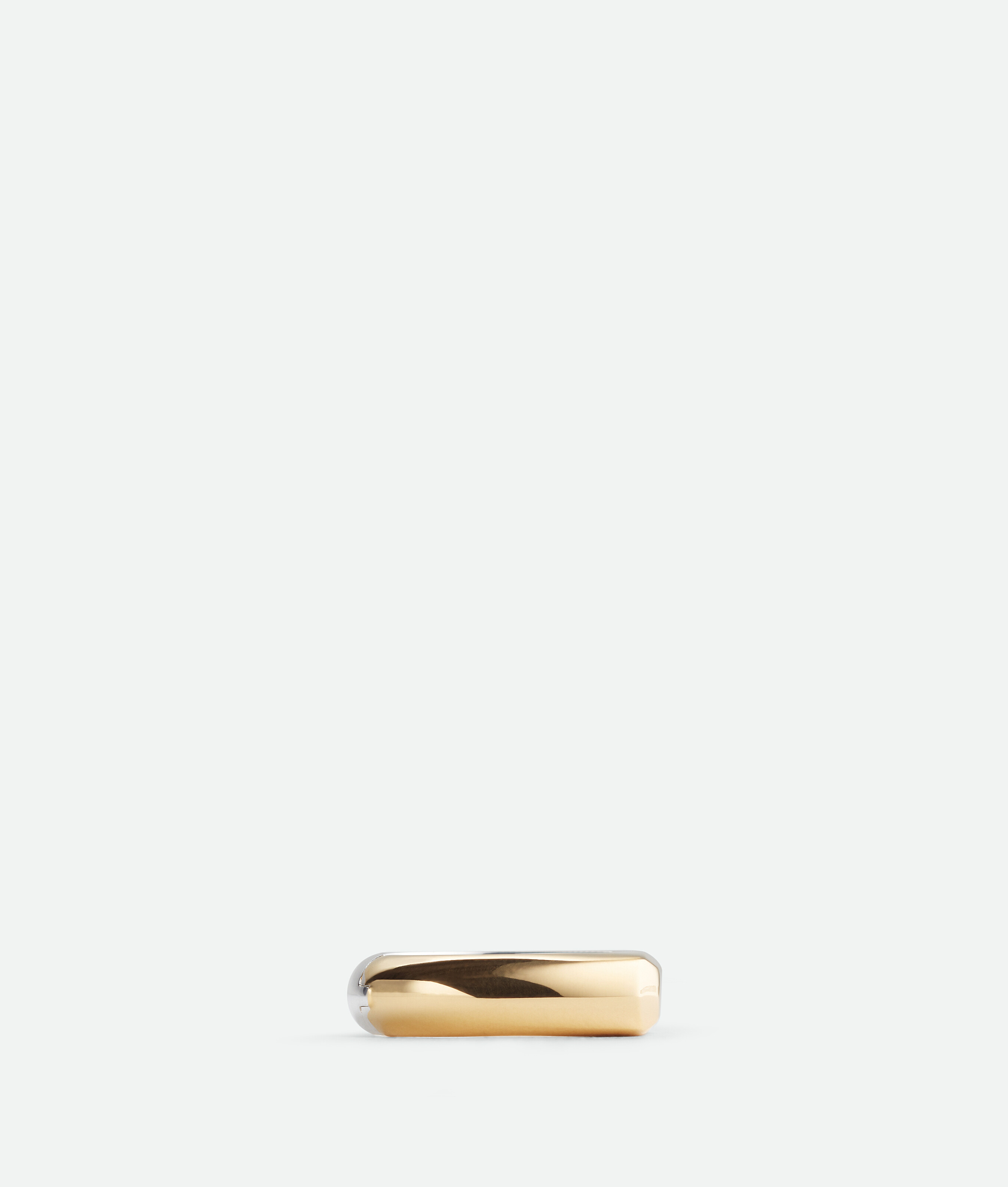 Shop Bottega Veneta Hinge Ring In Gold