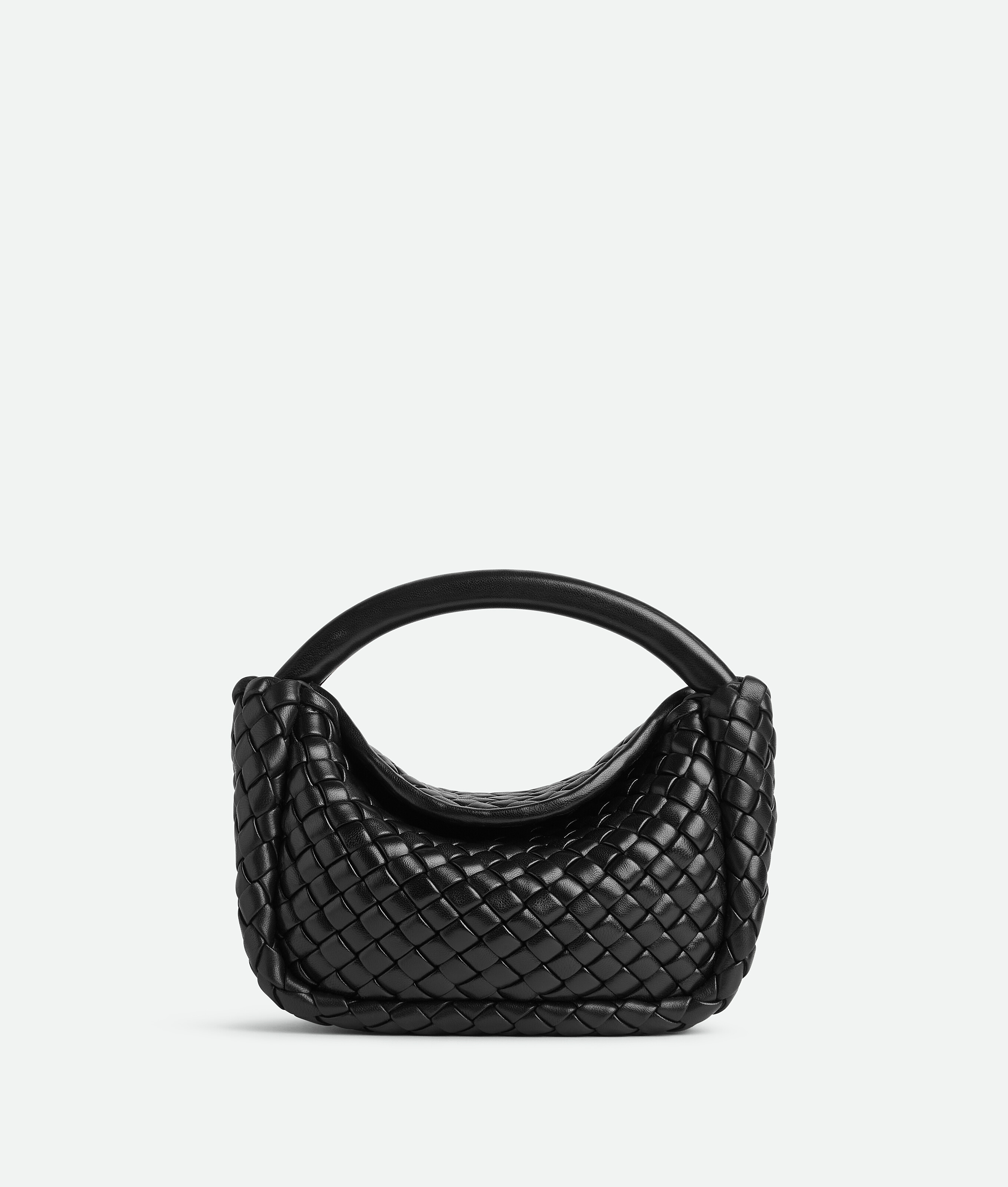 Shop Bottega Veneta Mini Cobble Top Handle In Black