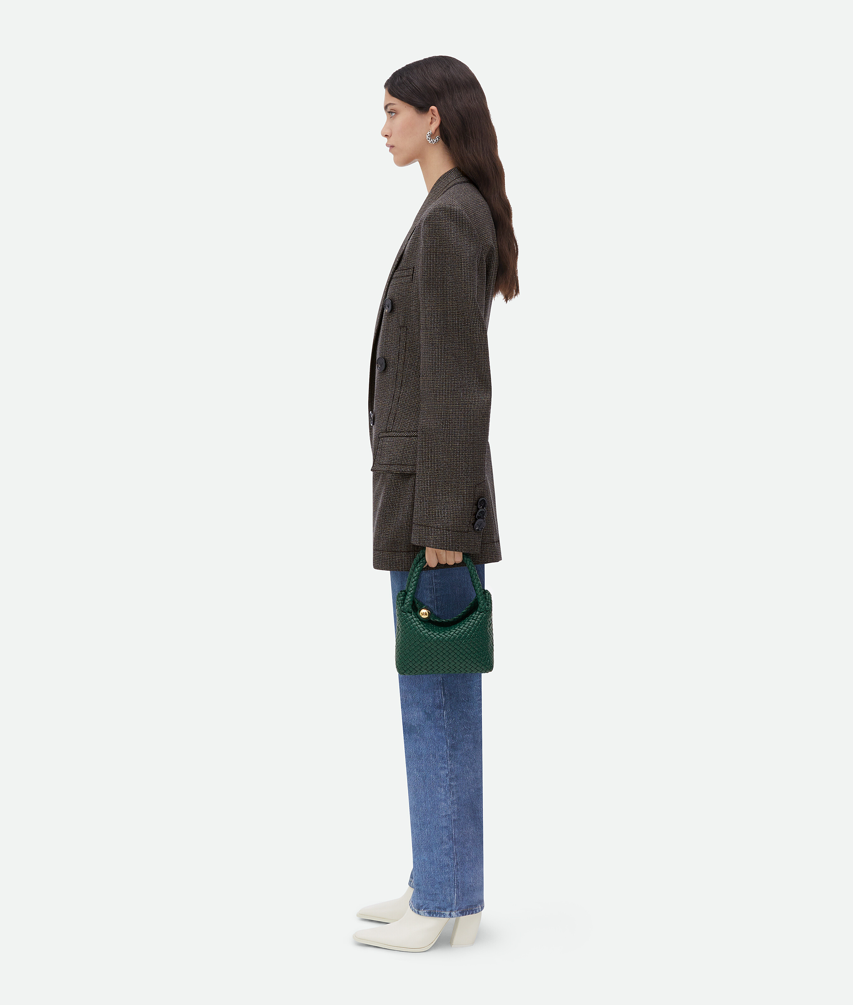Tosca petit format pour Femme en Emerald green Bottega Veneta France FR - Image 6