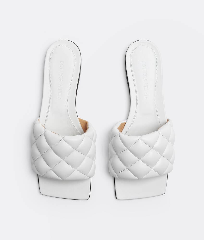Flat Sandals White Slides Women Bottega Veneta® Women's Padded