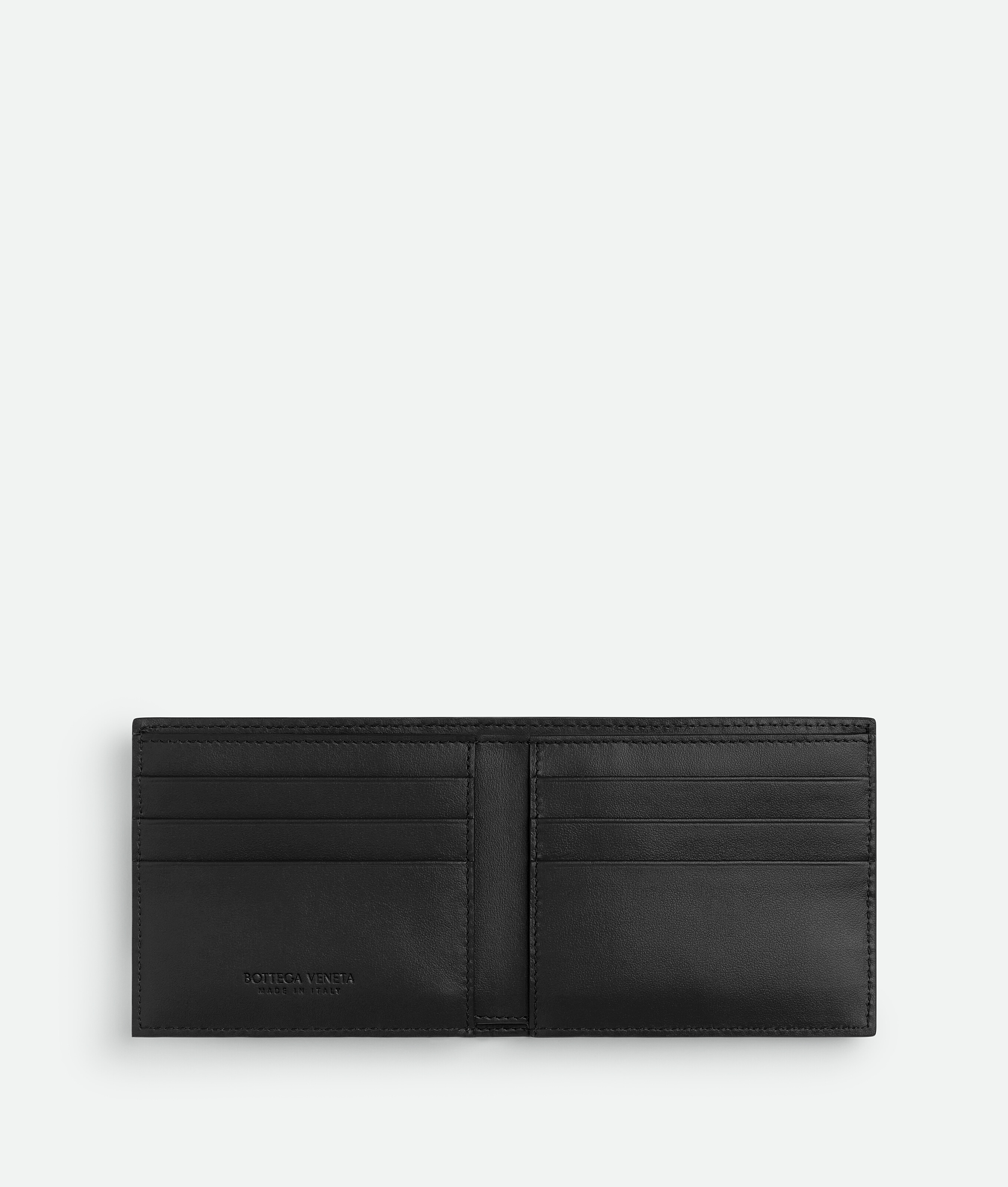 Shop Bottega Veneta Cassette Bi-fold Wallet In Black