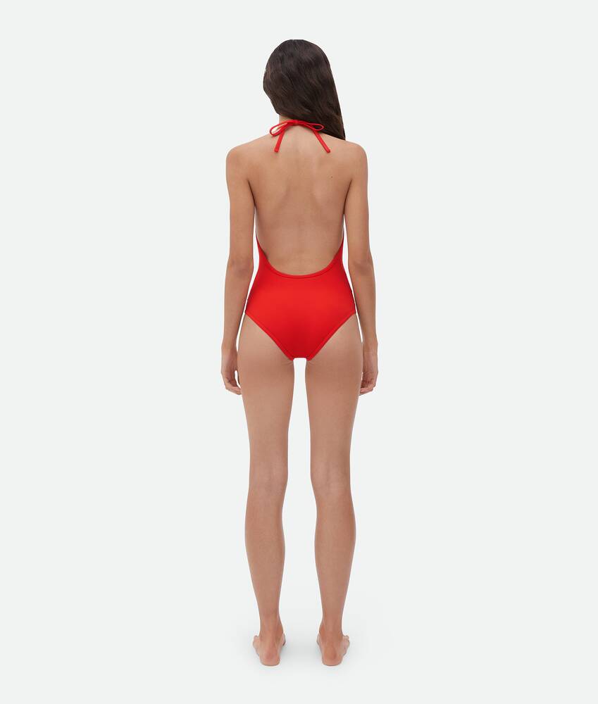 Display a large version of the product image 3 - Stretch Nylon Halter Neck Swimsuit