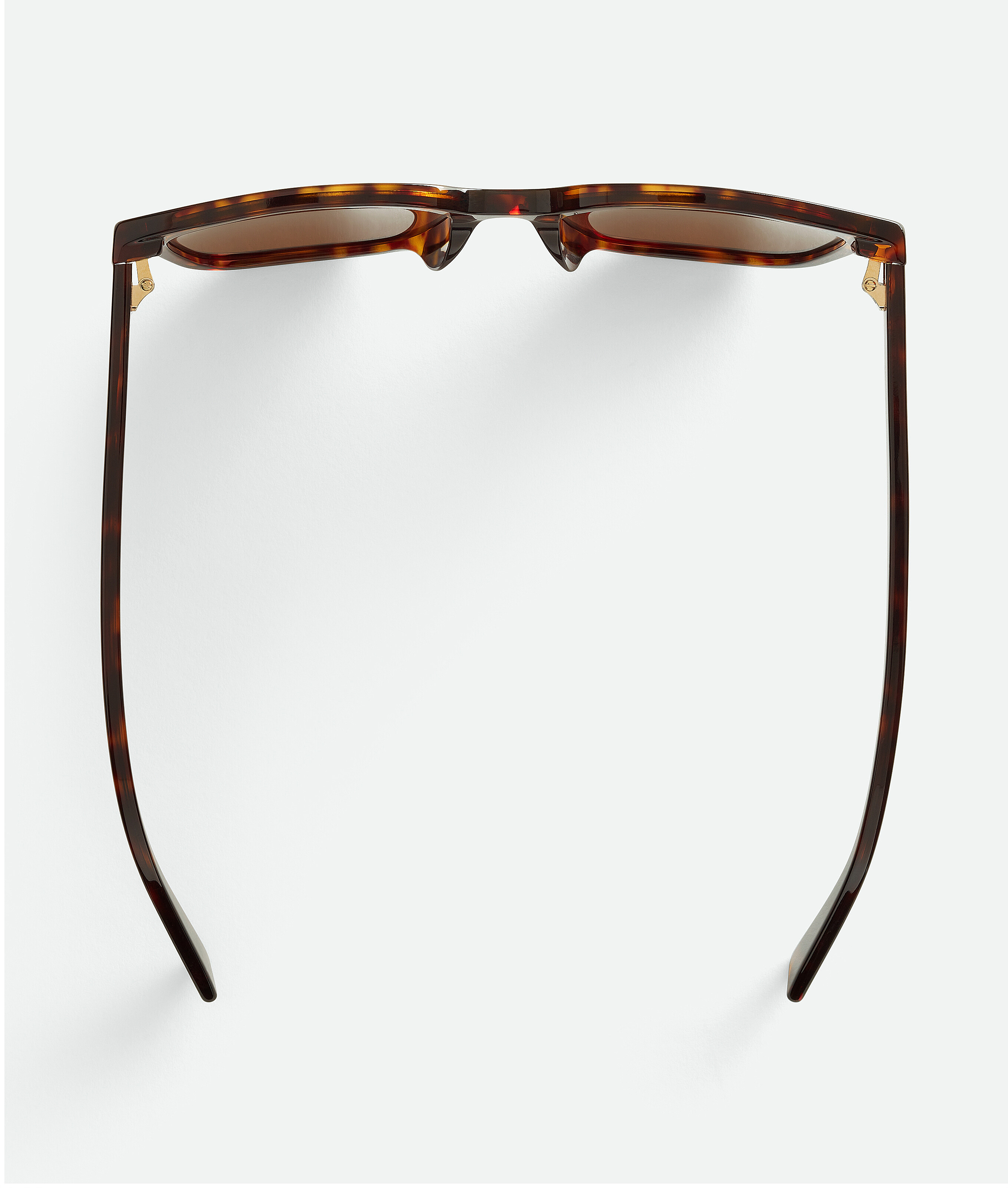 Bottega Veneta Soft Recycled Acetate Square Sunglasses In Brown