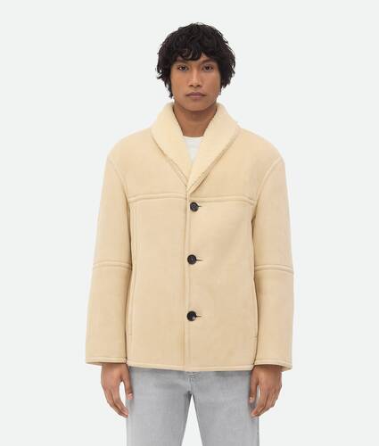 Blouson en shearling mérinos