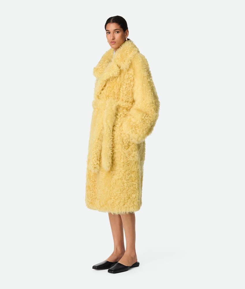 Display a large version of the product image 2 - Curly Shearling Coat