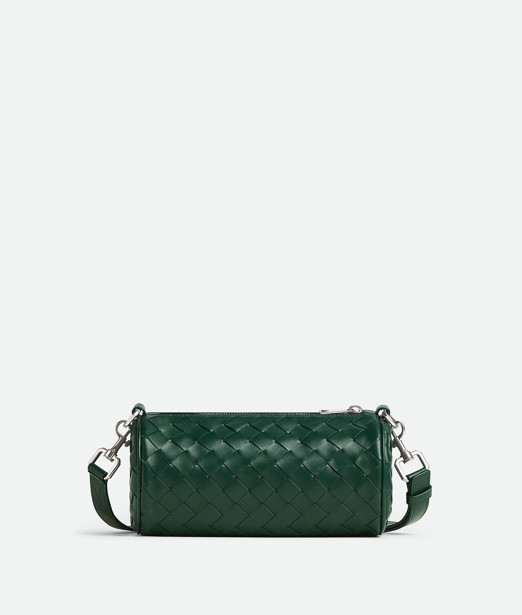 Mini Intrecciato Barrel — Emerald Green — 813261254