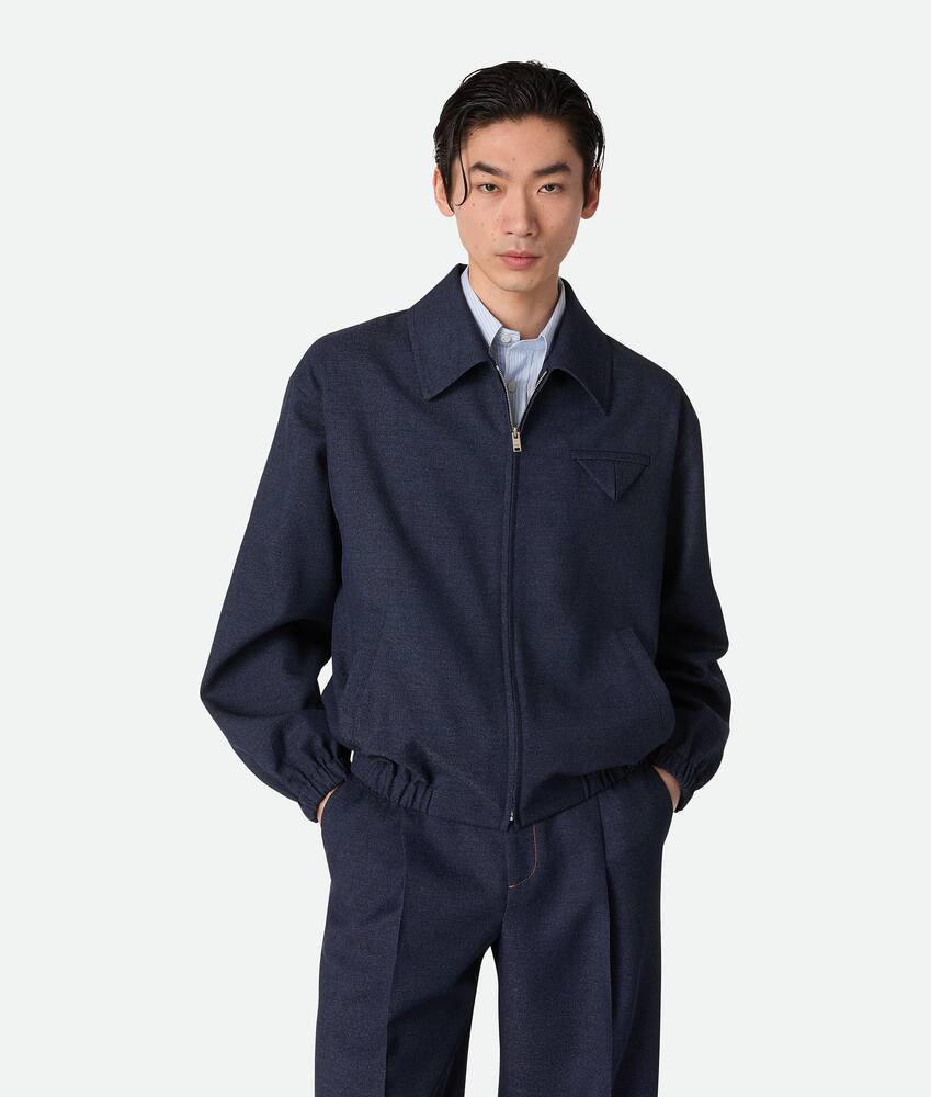 Ein größeres Bild des Produktes anzeigen 1 - Blouson aus melierter Wolle