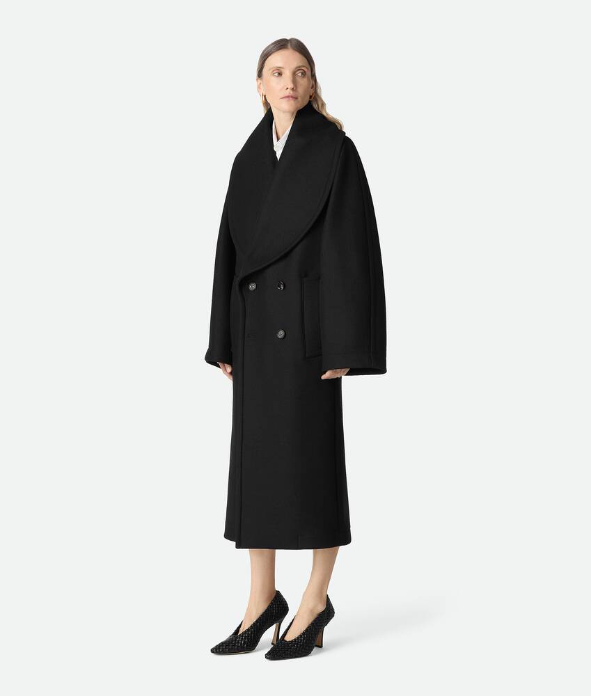 Display a large version of the product image 2 - Stretch Wool Long Coat