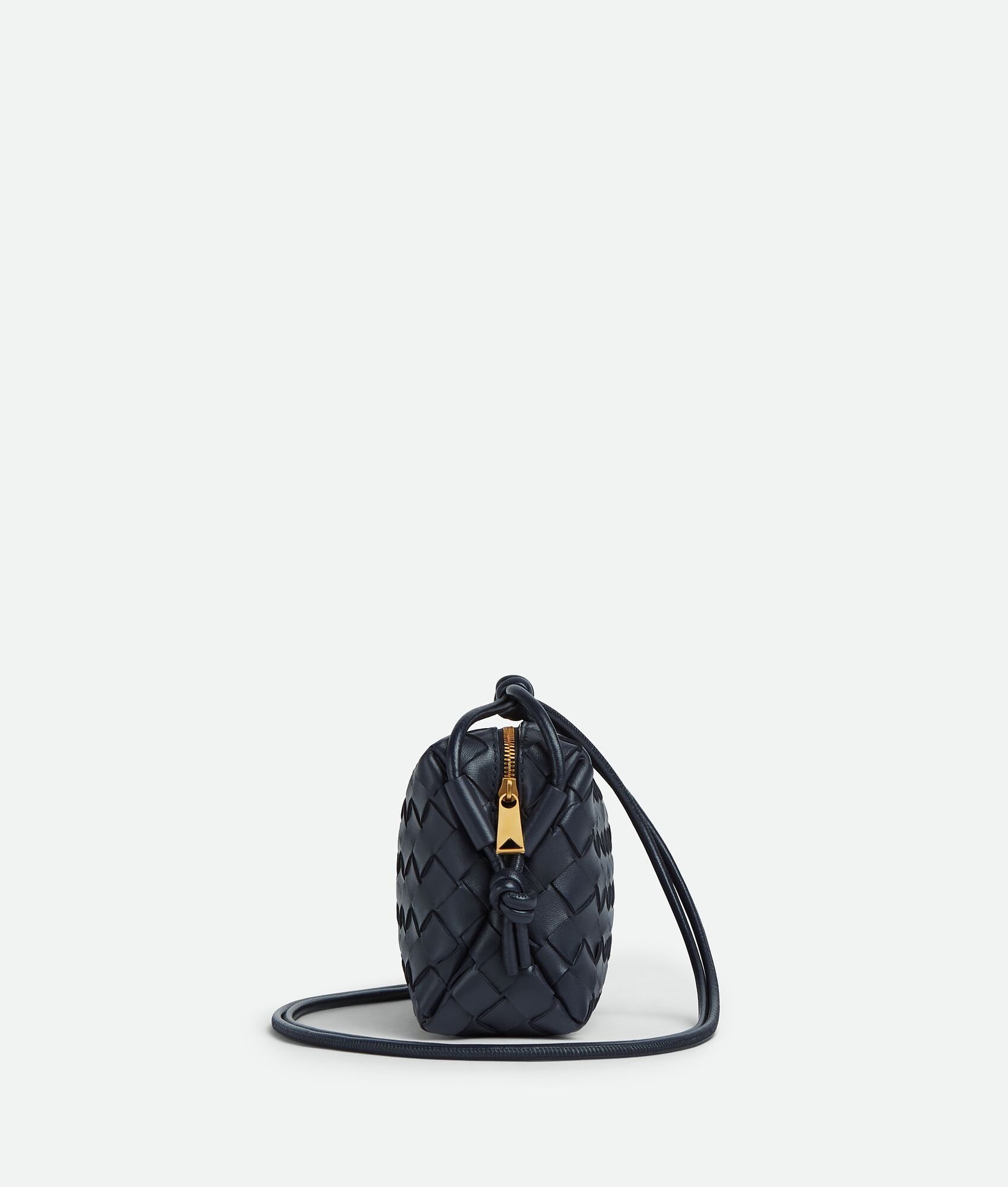 Bottega Veneta® Mini Loop Camera Bag in Space. Shop online now.