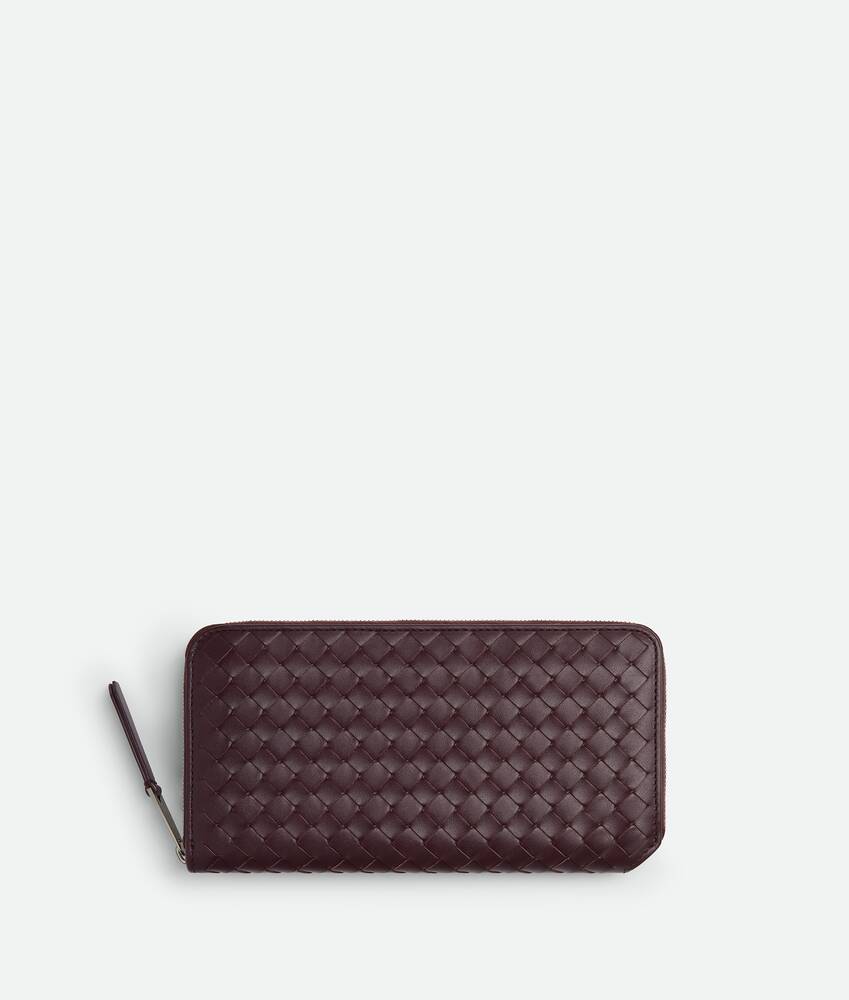 Display a large version of the product image 1 - Intrecciato Piccolo Zip Around Wallet