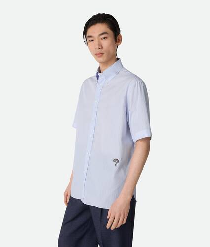 Stripe Cotton Poplin Shirt